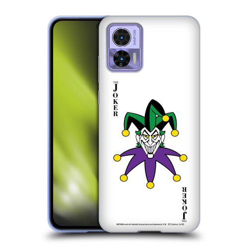 The Joker DC Comics Character Art Card Soft Gel Case for Motorola Edge 30 Neo 5G