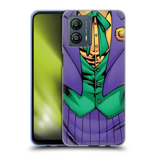 The Joker DC Comics Character Art New 52 Costume Soft Gel Case for Motorola Moto G53 5G