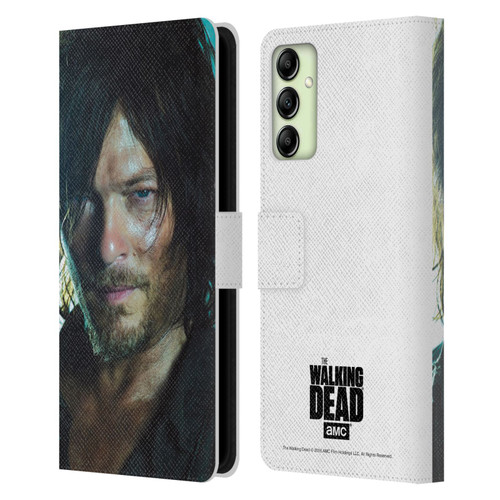 AMC The Walking Dead Characters Daryl Leather Book Wallet Case Cover For Samsung Galaxy A14 5G