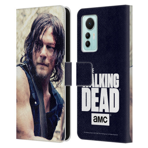 AMC The Walking Dead Daryl Dixon Half Body Leather Book Wallet Case Cover For Xiaomi 12 Lite