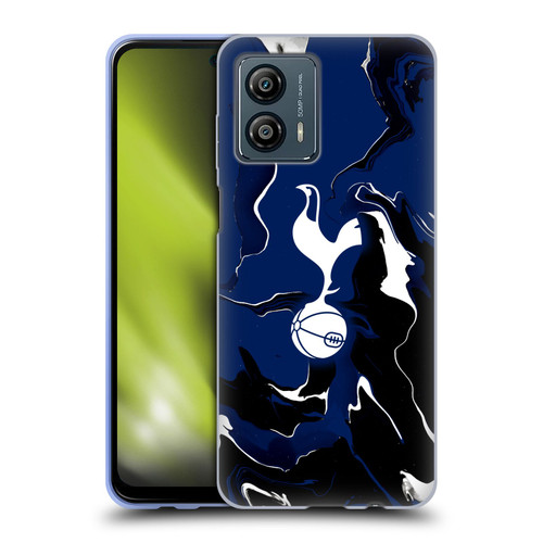 Tottenham Hotspur F.C. Badge Marble Soft Gel Case for Motorola Moto G53 5G