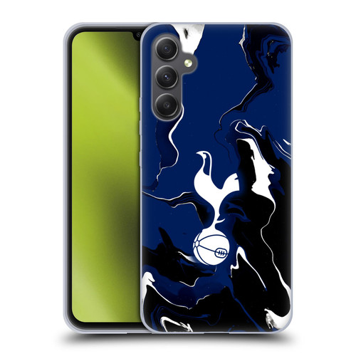 Tottenham Hotspur F.C. Badge Marble Soft Gel Case for Samsung Galaxy A34 5G