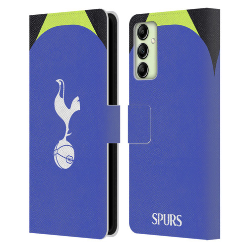 Tottenham Hotspur F.C. 2022/23 Badge Kit Away Leather Book Wallet Case Cover For Samsung Galaxy A14 5G