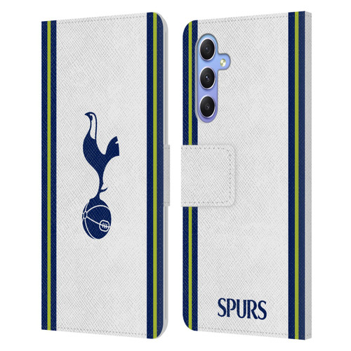Tottenham Hotspur F.C. 2022/23 Badge Kit Home Leather Book Wallet Case Cover For Samsung Galaxy A34 5G