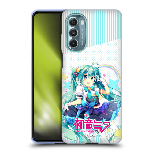 Hatsune Miku Graphics Stars And Rainbow Soft Gel Case for Motorola Moto G Stylus 5G (2022)
