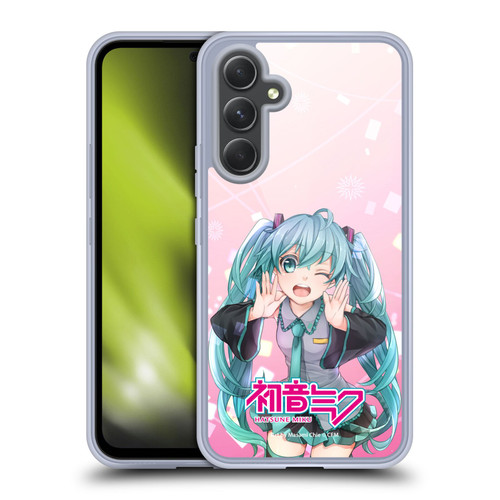 Hatsune Miku Graphics Wink Soft Gel Case for Samsung Galaxy A54 5G