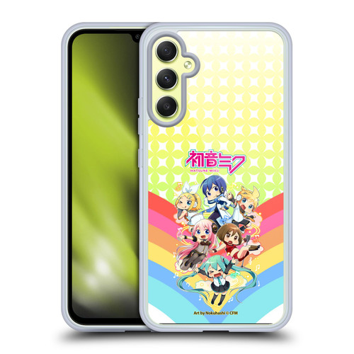 Hatsune Miku Virtual Singers Rainbow Soft Gel Case for Samsung Galaxy A34 5G