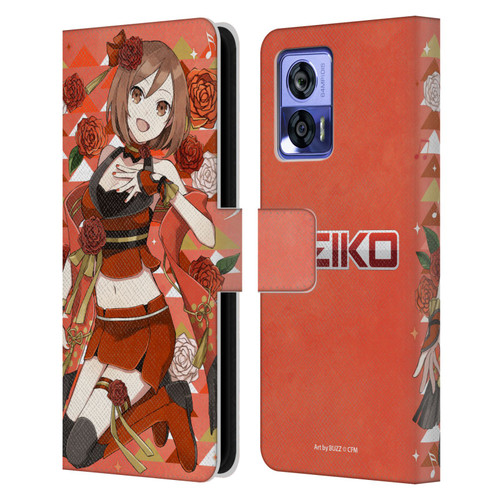 Hatsune Miku Characters Meiko Leather Book Wallet Case Cover For Motorola Edge 30 Neo 5G