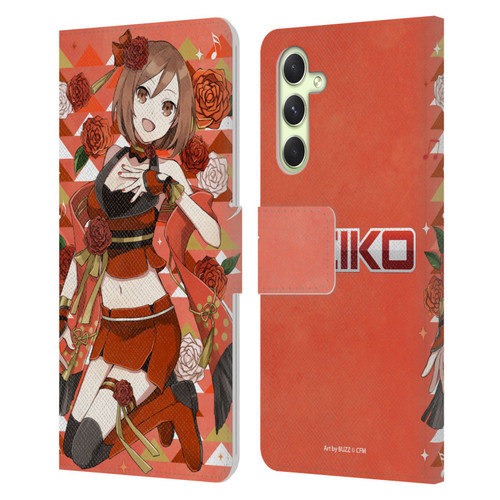 Hatsune Miku Characters Meiko Leather Book Wallet Case Cover For Samsung Galaxy A54 5G