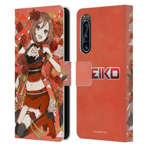 Hatsune Miku Characters Meiko Leather Book Wallet Case Cover For Sony Xperia 5 IV