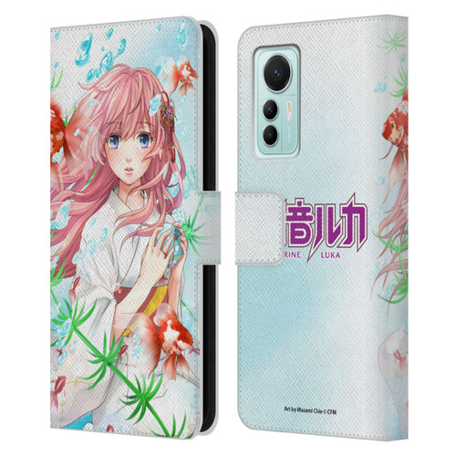 Hatsune Miku Characters Megurine Luka Leather Book Wallet Case Cover For Xiaomi 12 Lite