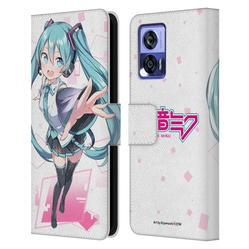 Hatsune Miku Graphics Cute Leather Book Wallet Case Cover For Motorola Edge 30 Neo 5G