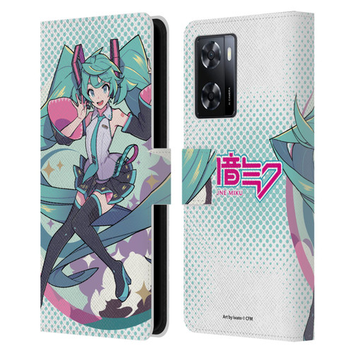 Hatsune Miku Graphics Pastels Leather Book Wallet Case Cover For OPPO A57s