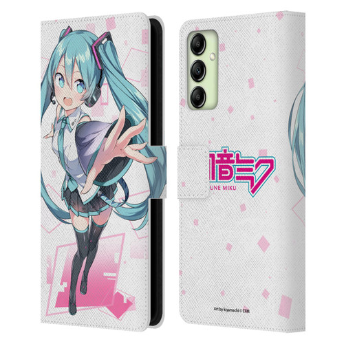 Hatsune Miku Graphics Cute Leather Book Wallet Case Cover For Samsung Galaxy A14 5G