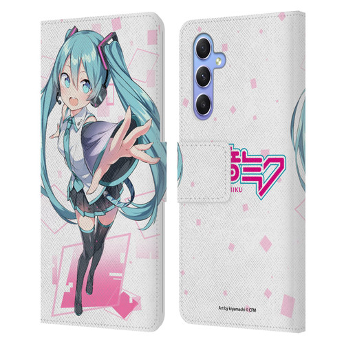 Hatsune Miku Graphics Cute Leather Book Wallet Case Cover For Samsung Galaxy A34 5G