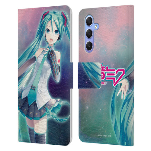 Hatsune Miku Graphics Nebula Leather Book Wallet Case Cover For Samsung Galaxy A34 5G