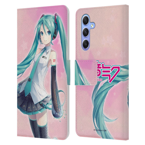 Hatsune Miku Graphics Star Leather Book Wallet Case Cover For Samsung Galaxy A34 5G