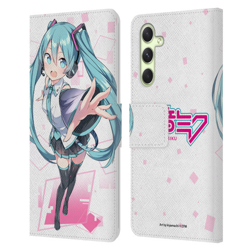 Hatsune Miku Graphics Cute Leather Book Wallet Case Cover For Samsung Galaxy A54 5G