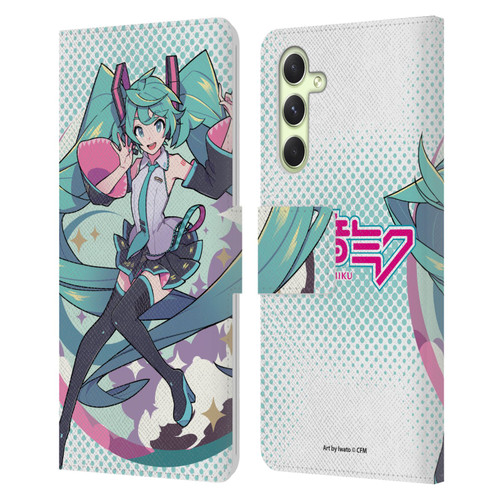 Hatsune Miku Graphics Pastels Leather Book Wallet Case Cover For Samsung Galaxy A54 5G