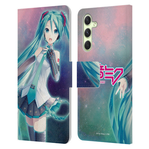 Hatsune Miku Graphics Nebula Leather Book Wallet Case Cover For Samsung Galaxy A54 5G