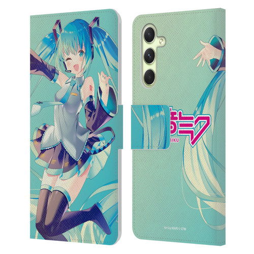 Hatsune Miku Graphics Sing Leather Book Wallet Case Cover For Samsung Galaxy A54 5G