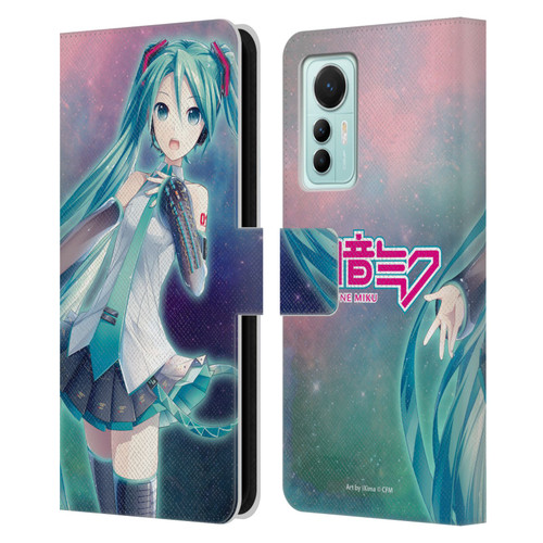 Hatsune Miku Graphics Nebula Leather Book Wallet Case Cover For Xiaomi 12 Lite