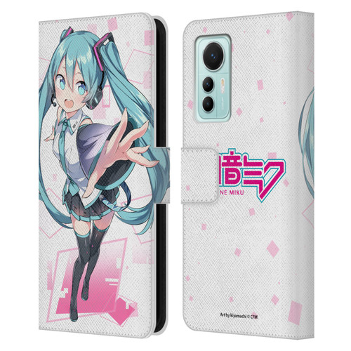 Hatsune Miku Graphics Cute Leather Book Wallet Case Cover For Xiaomi 12 Lite