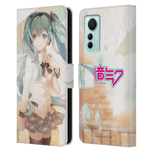 Hatsune Miku Graphics Rain Leather Book Wallet Case Cover For Xiaomi 12 Lite