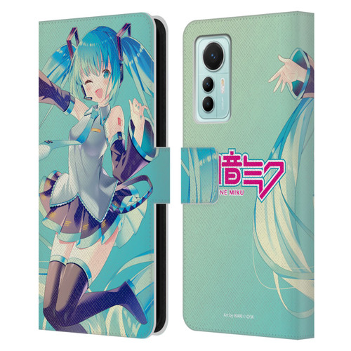 Hatsune Miku Graphics Sing Leather Book Wallet Case Cover For Xiaomi 12 Lite