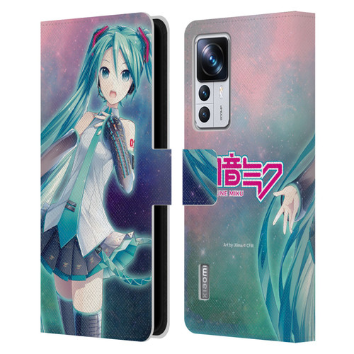 Hatsune Miku Graphics Nebula Leather Book Wallet Case Cover For Xiaomi 12T Pro