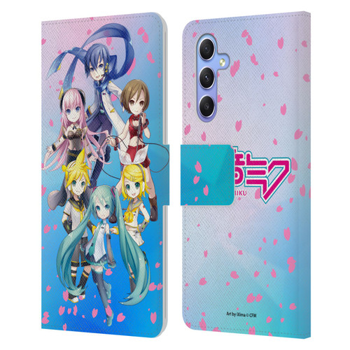 Hatsune Miku Virtual Singers Sakura Leather Book Wallet Case Cover For Samsung Galaxy A34 5G