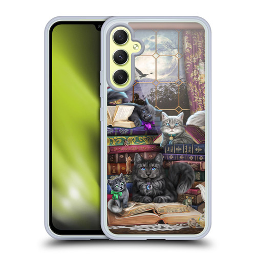 Brigid Ashwood Cats Storytime Cats And Books Soft Gel Case for Samsung Galaxy A34 5G