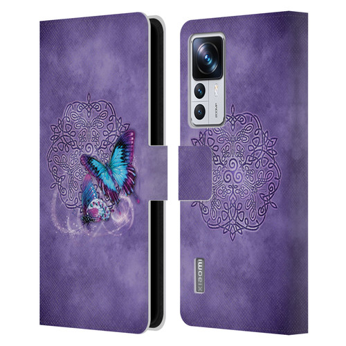 Brigid Ashwood Celtic Wisdom Butterfly Leather Book Wallet Case Cover For Xiaomi 12T Pro