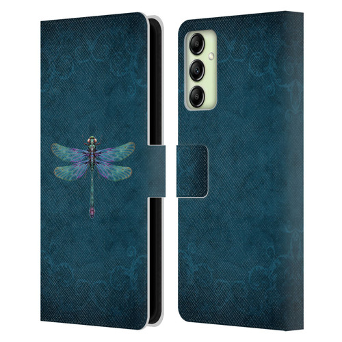 Brigid Ashwood Winged Things Dragonfly Leather Book Wallet Case Cover For Samsung Galaxy A14 5G