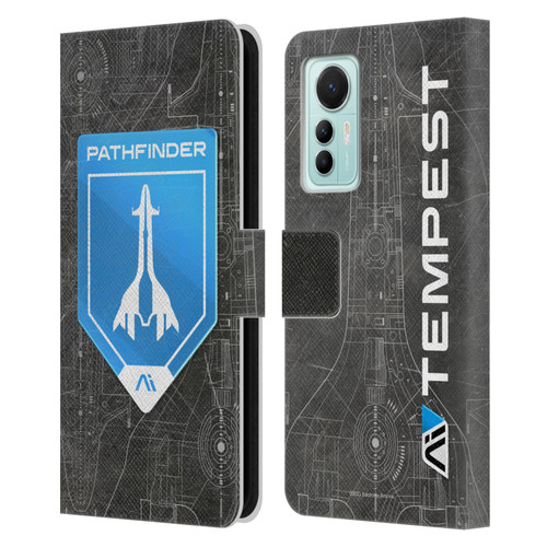 EA Bioware Mass Effect Andromeda Graphics Pathfinder Badge Leather Book Wallet Case Cover For Xiaomi 12 Lite