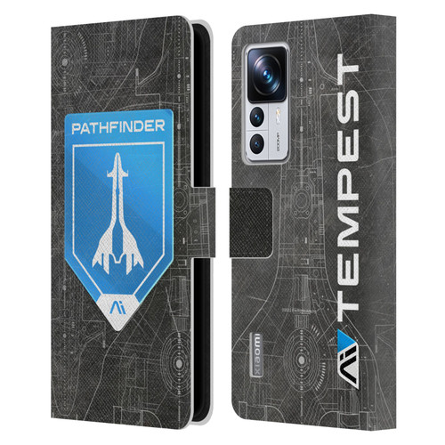 EA Bioware Mass Effect Andromeda Graphics Pathfinder Badge Leather Book Wallet Case Cover For Xiaomi 12T Pro