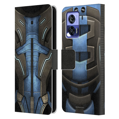 EA Bioware Mass Effect Armor Collection Garrus Vakarian Leather Book Wallet Case Cover For Motorola Edge 30 Neo 5G