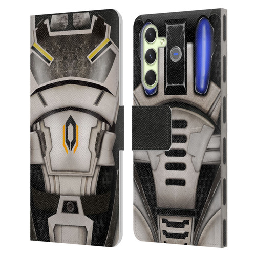 EA Bioware Mass Effect Armor Collection Cerberus Leather Book Wallet Case Cover For Samsung Galaxy A54 5G