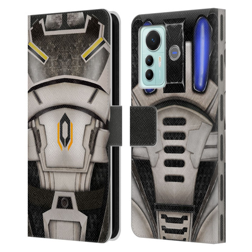 EA Bioware Mass Effect Armor Collection Cerberus Leather Book Wallet Case Cover For Xiaomi 12 Lite