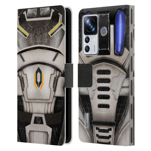 EA Bioware Mass Effect Armor Collection Cerberus Leather Book Wallet Case Cover For Xiaomi 12T Pro