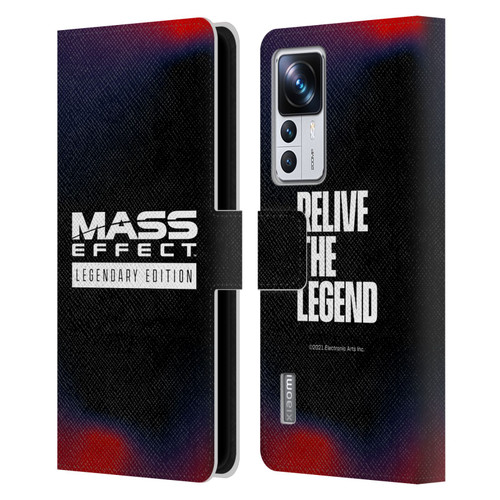EA Bioware Mass Effect Legendary Graphics Logo Leather Book Wallet Case Cover For Xiaomi 12T Pro