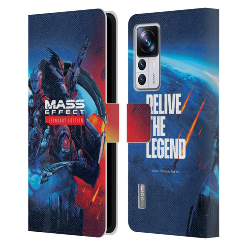 EA Bioware Mass Effect Legendary Graphics Key Art Leather Book Wallet Case Cover For Xiaomi 12T Pro