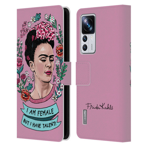 Frida Kahlo Art & Quotes Feminism Leather Book Wallet Case Cover For Xiaomi 12T Pro
