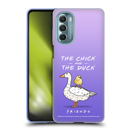 Friends TV Show Key Art Chick And Duck Soft Gel Case for Motorola Moto G Stylus 5G (2022)