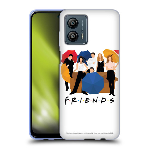Friends TV Show Key Art Logo Opening Sequence Soft Gel Case for Motorola Moto G53 5G