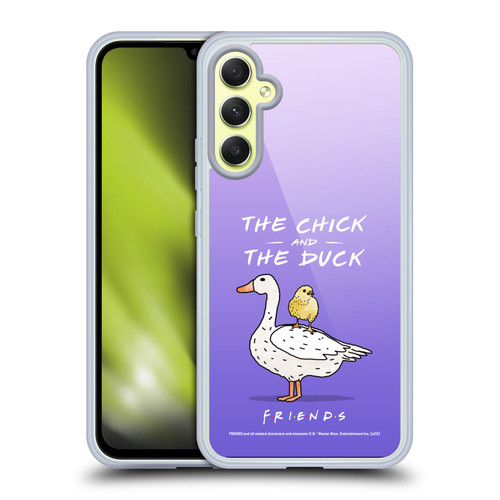 Friends TV Show Key Art Chick And Duck Soft Gel Case for Samsung Galaxy A34 5G