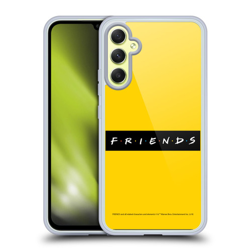 Friends TV Show Logos Pattern Soft Gel Case for Samsung Galaxy A34 5G