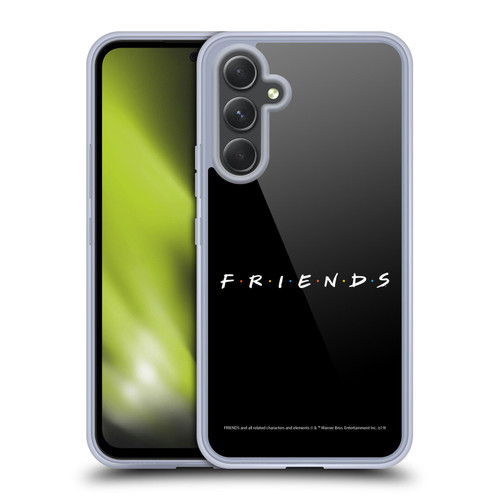 Friends TV Show Logos Black Soft Gel Case for Samsung Galaxy A54 5G
