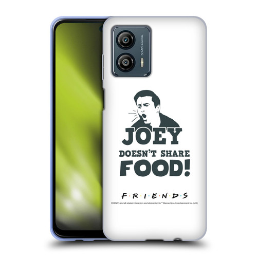 Friends TV Show Quotes Joey Food Soft Gel Case for Motorola Moto G53 5G