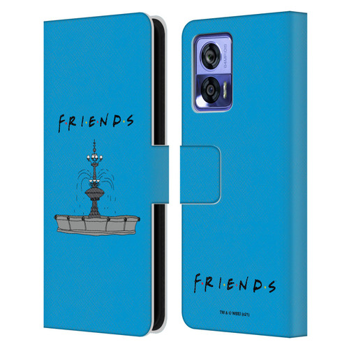 Friends TV Show Iconic Fountain Leather Book Wallet Case Cover For Motorola Edge 30 Neo 5G